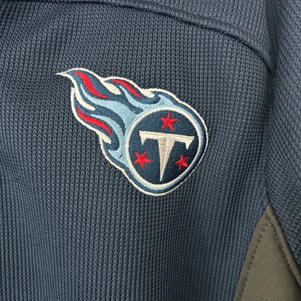 NWT NFL Team Apparel TENNESSEE TITANS Embroidered pullover Jacket Small MSRP $90 - Picture 6 of 15